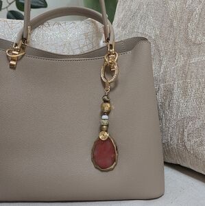 Watermelon Quartz Purse Enhancer Charm